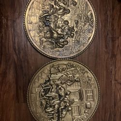 Vintage Brass Plates