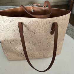 Leather tote Bag