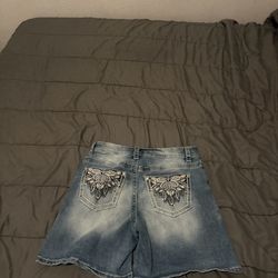 Copper Flash womens embroidered size 6 Curvy Y2K grunge