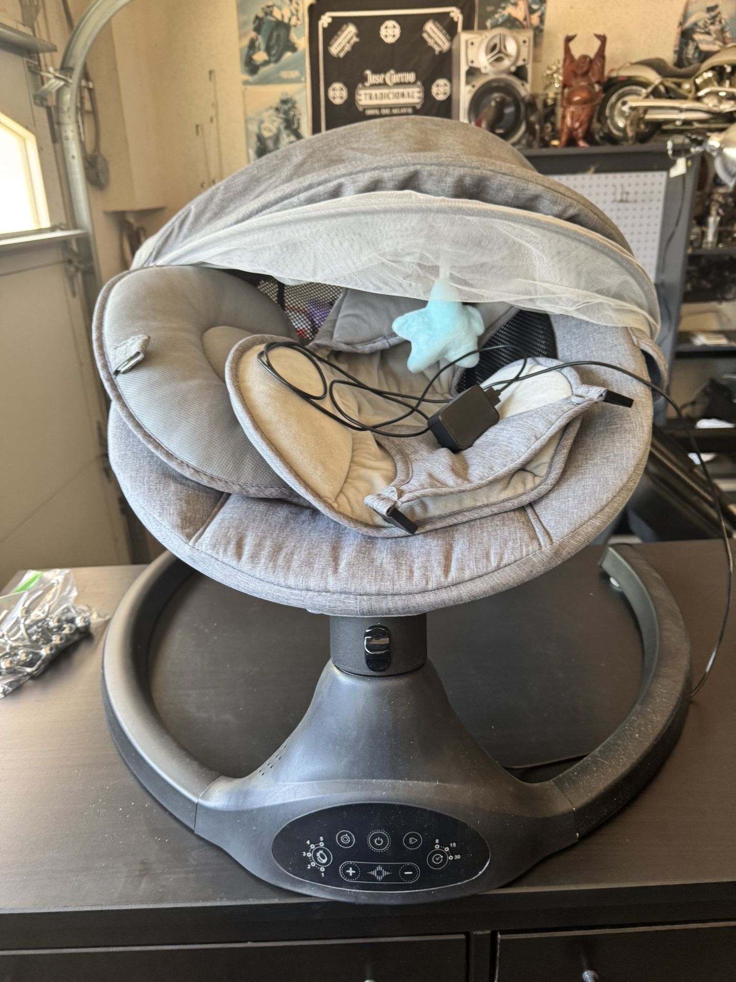 Newborn-infant Baby Swing With Music