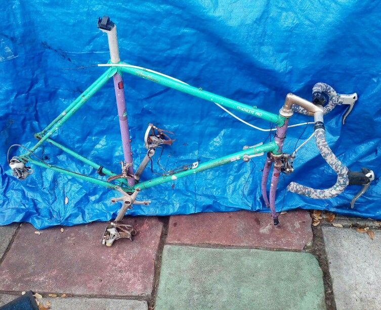 KHS 1987 John Howard Triathlon Pro Bike Frame Bicycle