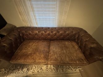 RH CHESTERFIELD COUCH 96 Inches By 42 Inches