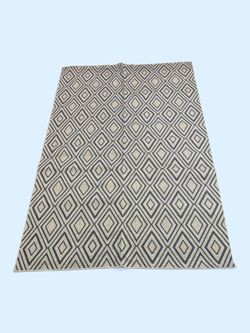 9x13 Modern Geometric Diamond Area Rug
