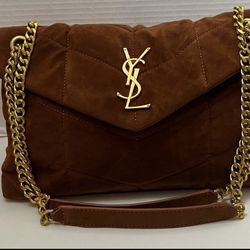 Brown Designer Shoulder Bag 