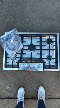 Bosch five burner grill.
