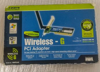 linksys wireless g pci adapter