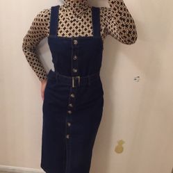 H&M trend denim dress. S