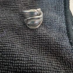 Sterling Silver Spoon Ring