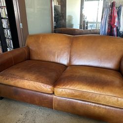 Ralph Lauren leather Loveseat