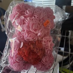 Cute Valentines Flower Bear