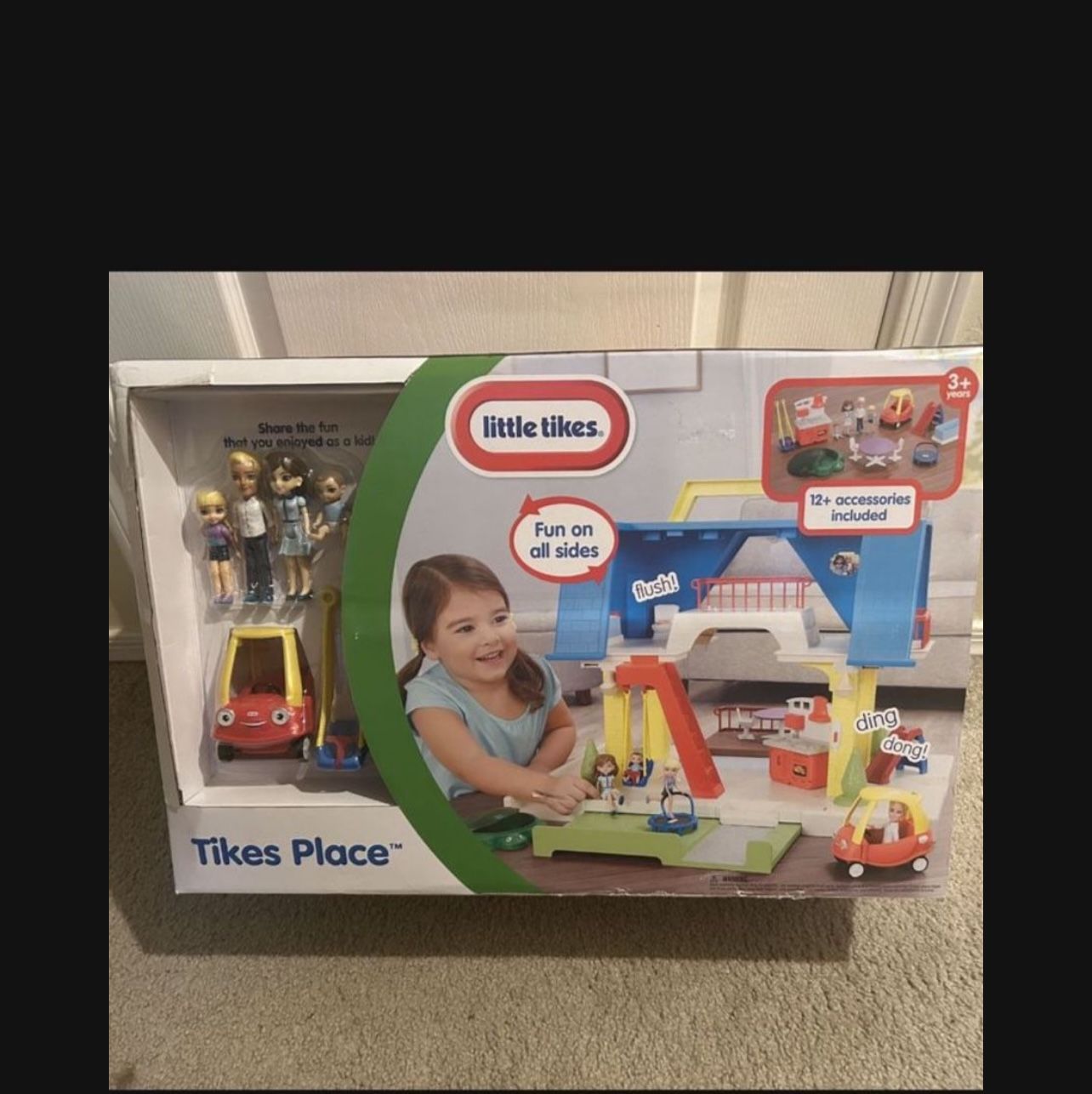 Little Tikes Tikes Place House Play Set with Family And Accessories New In Box Discontinued