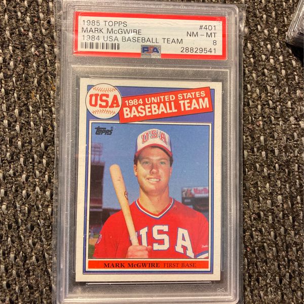 1985 Mark McGwire Rc Centered Psa8 for Sale in Sterling Heights, MI ...