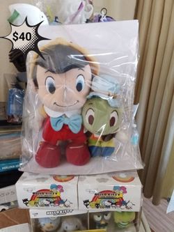 PINOCCHIO & JIMMINY PLUSH SET