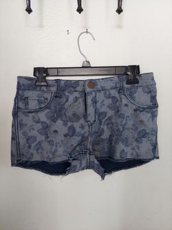 Reversible Floral Booty Shorts