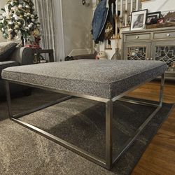 Gray Duncan Square Ottoman Coffee Table By Mitchell Gold + Bob Williams