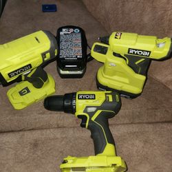 Ryobi One 3 Peice Combo Set 