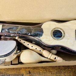 Wooden Musical Instrument Set NEW
