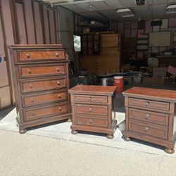 Tall Dresser And End Tables