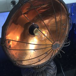 Antique Heater Repurposed Into LED Light