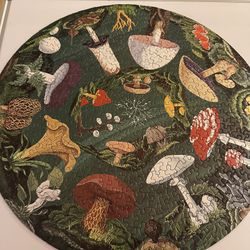 Vintage Springbok Mushroom Puzzle