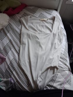 White bodysuit shape where