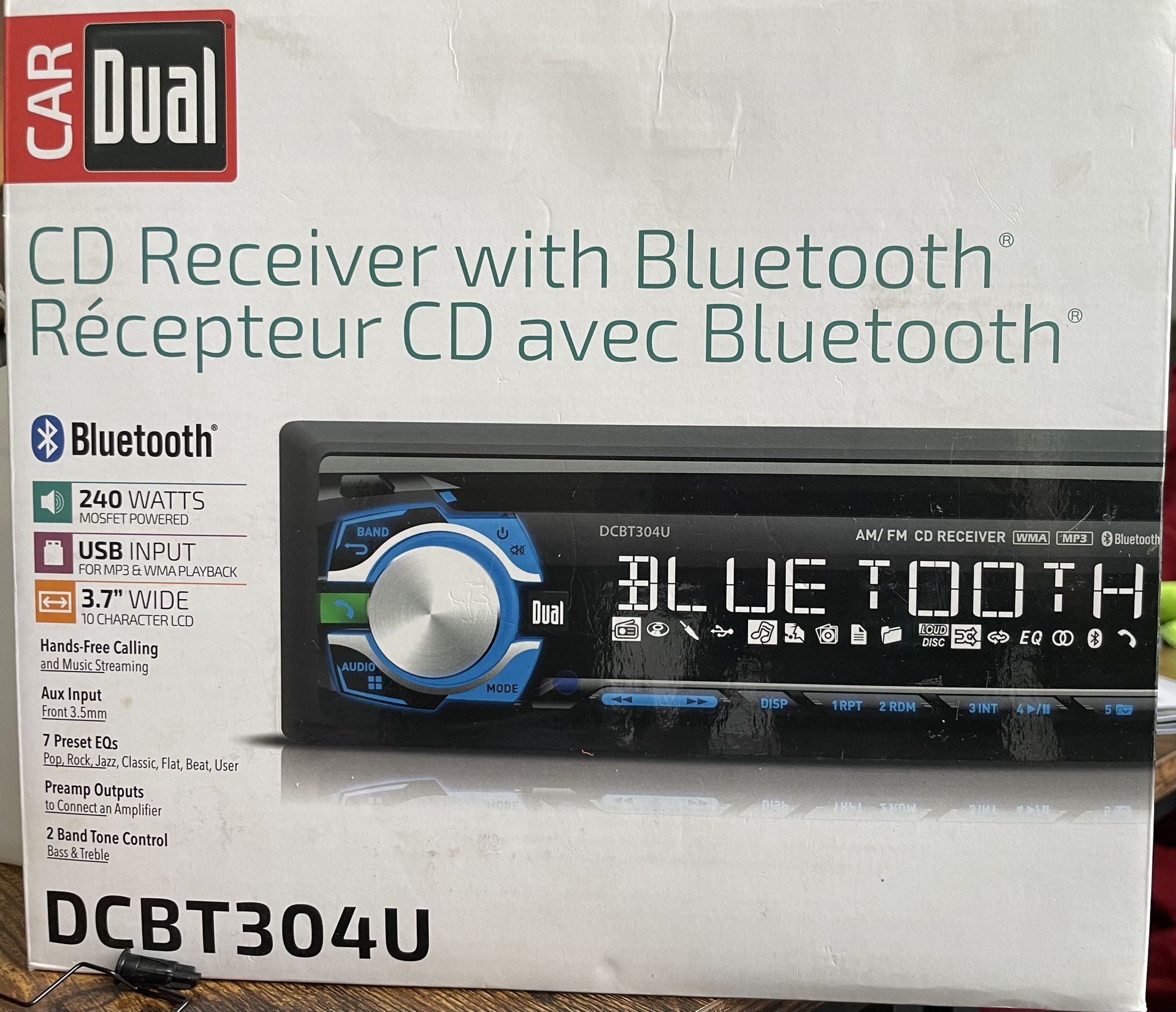 CD Receiver With Bluetooth