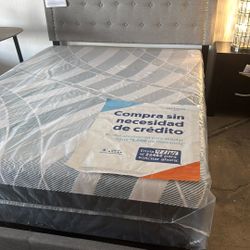 Cama Queen Con Colchón Incluido $54 DOWN 