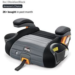 NEW! Chicco GoFit ClearTex Plus Backless Booster Car Seat