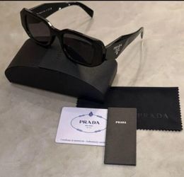 All black Prada glasses new open box