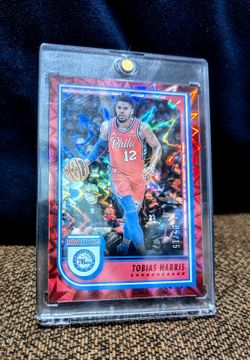 2022-23 Panini NBA Hoops - Tobias Harris Red Explosion  #'d 5/15 COLOR MATCH!