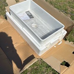 33” Fire Clay Farmhouse Sink