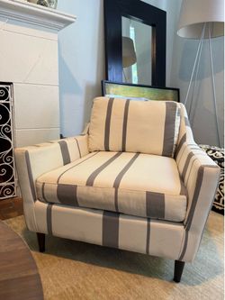 West Elm Upholstered Armchair – Excellent Condition