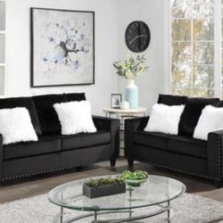 Sofa and loveseat