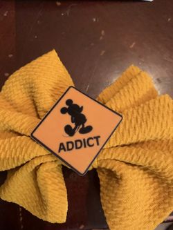 Mickey Mouse hair bow