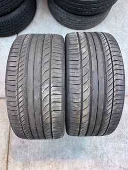 ONLY 2 like new Continental Contisportcontact 5 SSR, 255/35r19