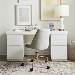 West Elm PARSONS File Cabinet Desk (62”)