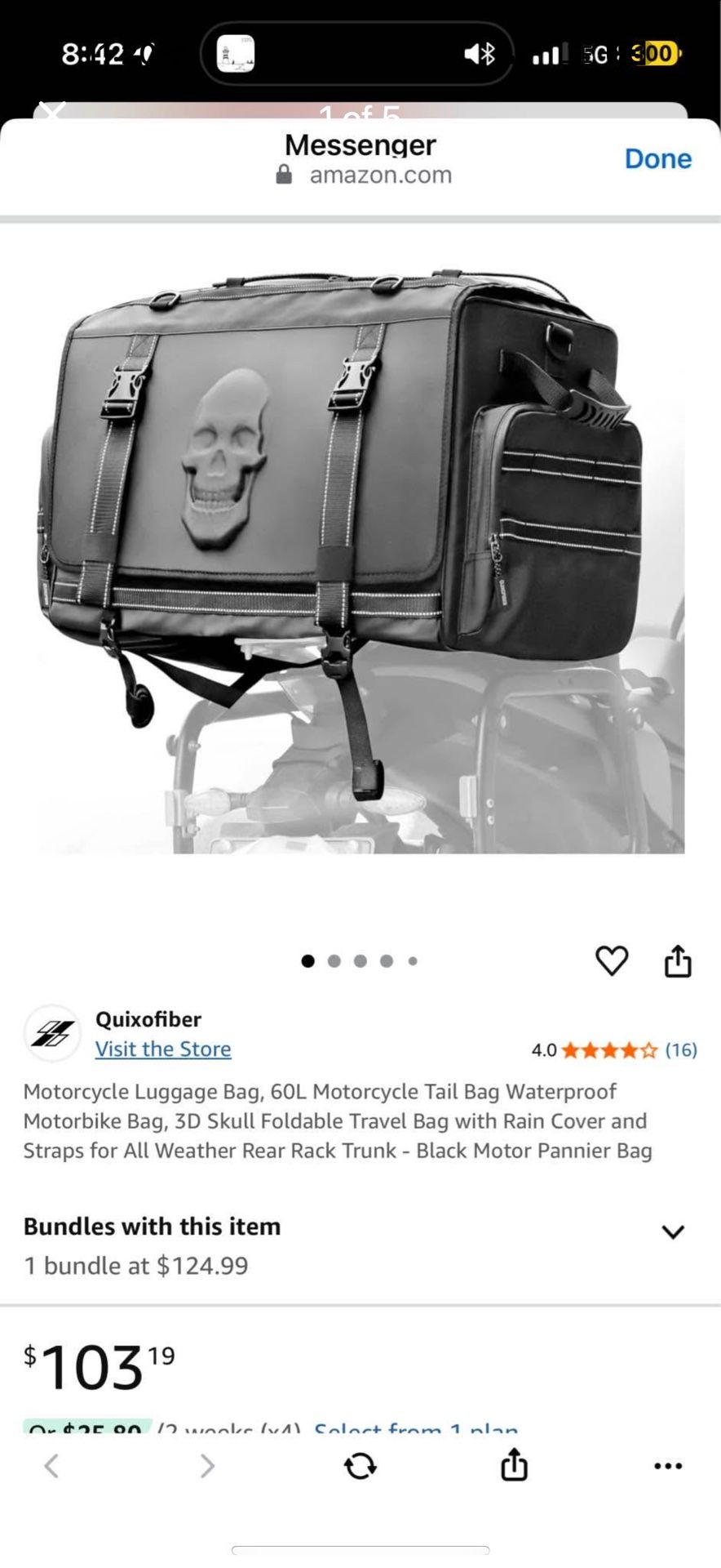 Motorcycle Luggage Bag