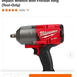 Cordless Impact Wrench With Friction Ring 