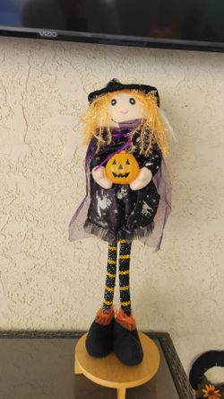 Cute Halloween Girl Witch Doll