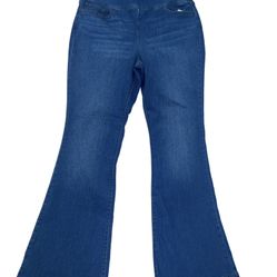 Sofia Jeans by Sofia Vergara Melisa Super High Rise Flare Pull On Med Wash Jeans SZ: 16