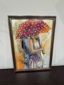 Hand made bead artwork 13”x18”