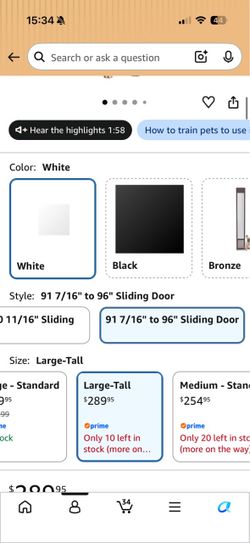 Outdoor cat/dog door for sliding doors