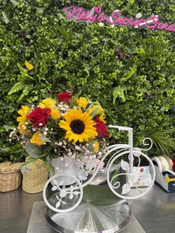 Bike With Fresh Flowers