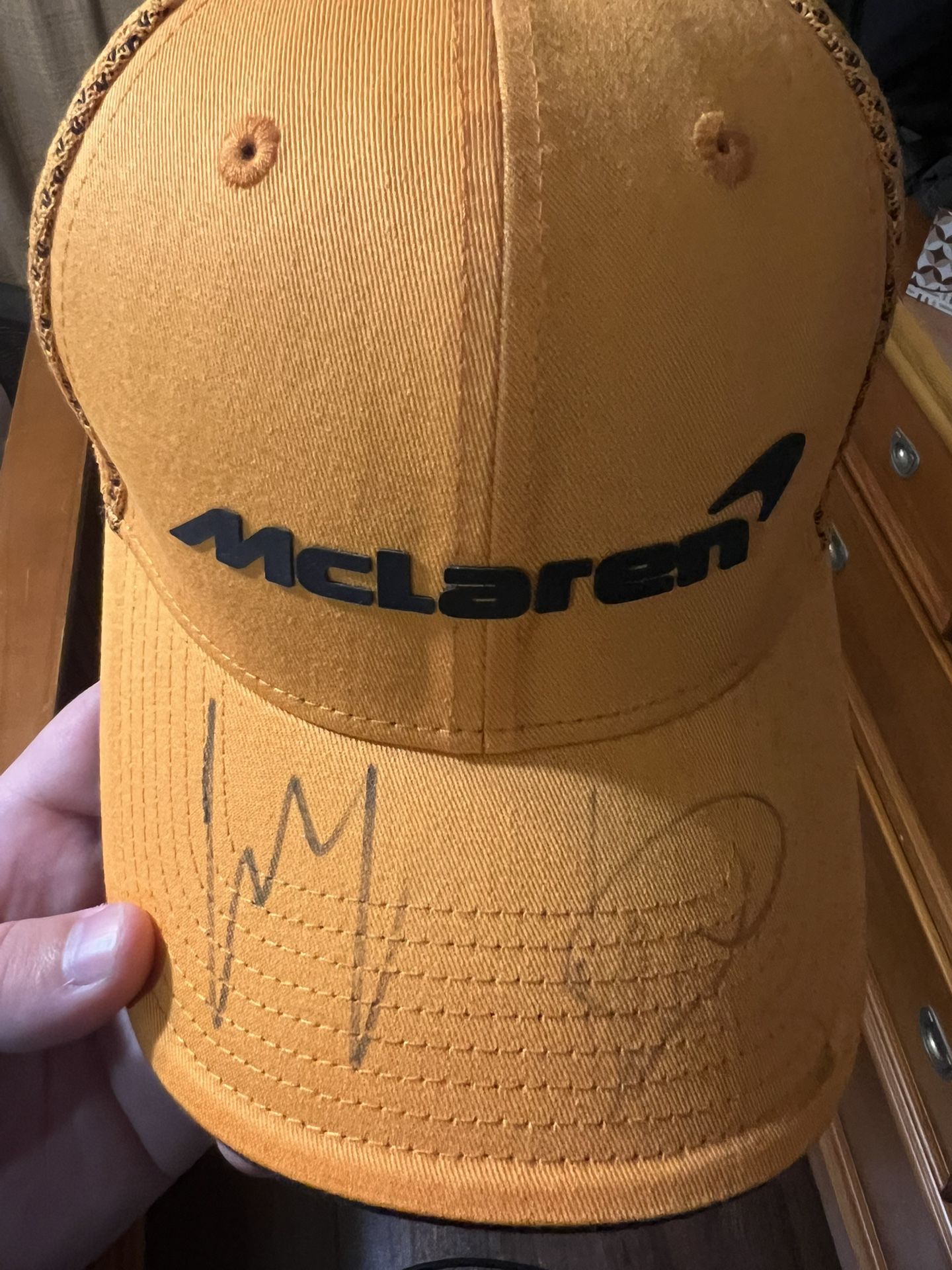 Signed 2019 McLaren F1 Hat