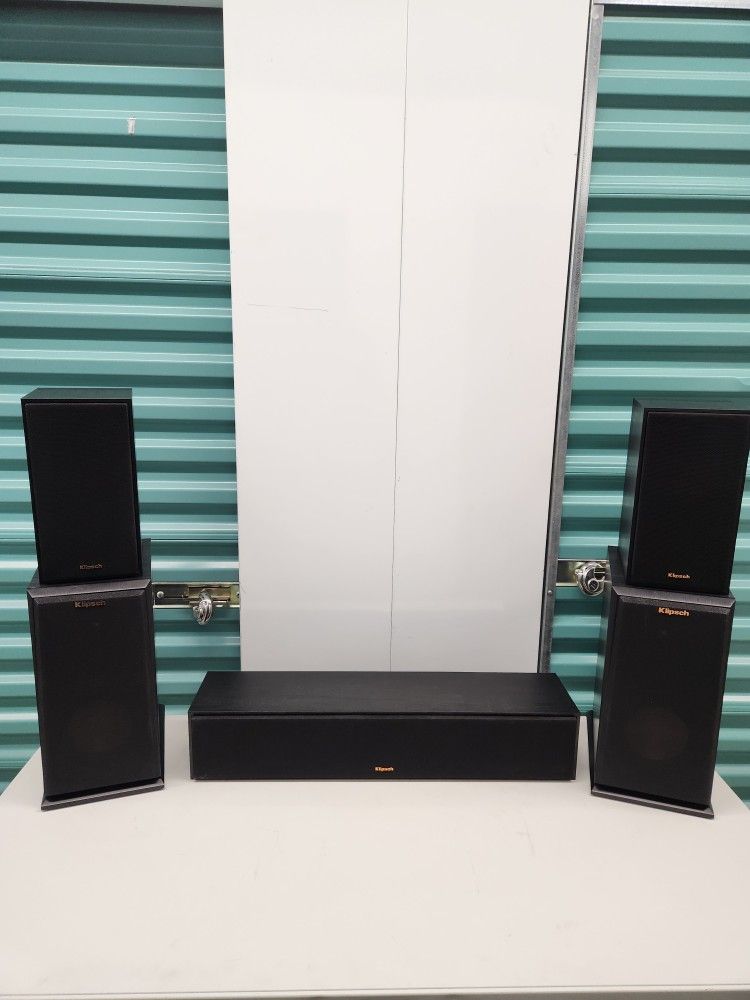 Klipsch Surround Sound Speaker System 4.0 Channel Home Audio Black MINT!!!