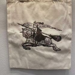 Hand drawn Ghibli Kiki Canvas Tote bag