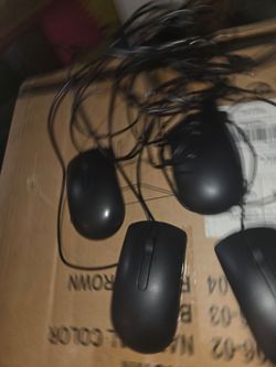 Dell  Optical Mouse, wired (5 of them)