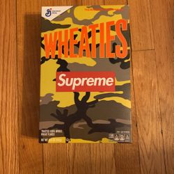 Supreme Wheaties Cereal Box Orange Camo 