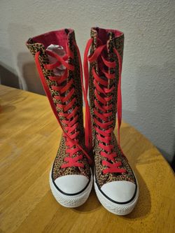 Cheetah Print Converse