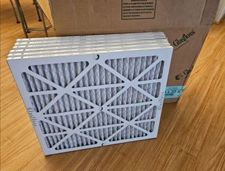 HVAC Filters  20 x 22 x 1 total of 6 filters Merv 10